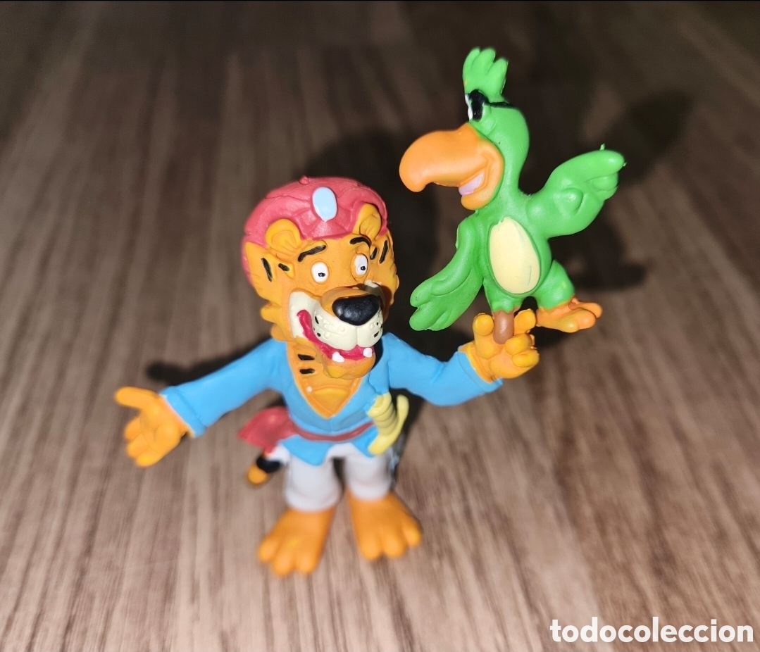 Figuras de Goma y PVC: Figura pvc Sandokan BRB 92 con loro mu&ntilde;eco colecci&oacute;n dibujos animados
