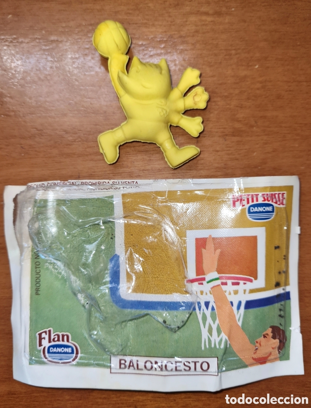 Figuras de Goma y PVC: Figura pvc Danone goma borrar Cobi Barcelona del 92 Baloncesto mu&ntilde;eco colecci&oacute;n premium