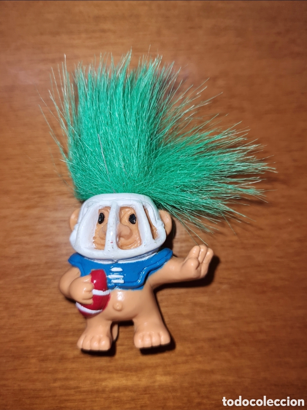 Figuras de Goma y PVC: Figura pvc goma Trol Trols Trolls rugby para l&aacute;piz cereales Weetos mu&ntilde;eco colecci&oacute;n antiguo premium