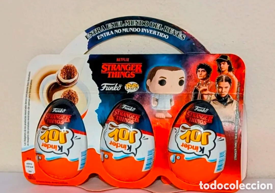 Figuras de Goma Kinder: Pack huevos Kinder Joy Stranger Things Funko Pop. Netflix. &iquest;Will?
