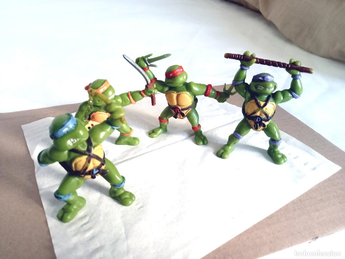 Figuras de Goma y PVC: Lote Figuras Tortugas Ninja Yolanda Comansi PVC