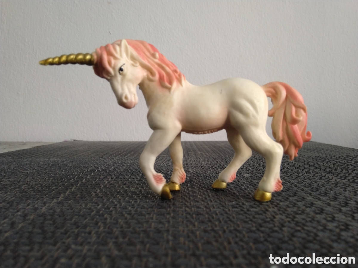 Figuras de Goma y PVC: FIGURA PVC CABALLO UNICORNIO DE BULLY PELO ROSA