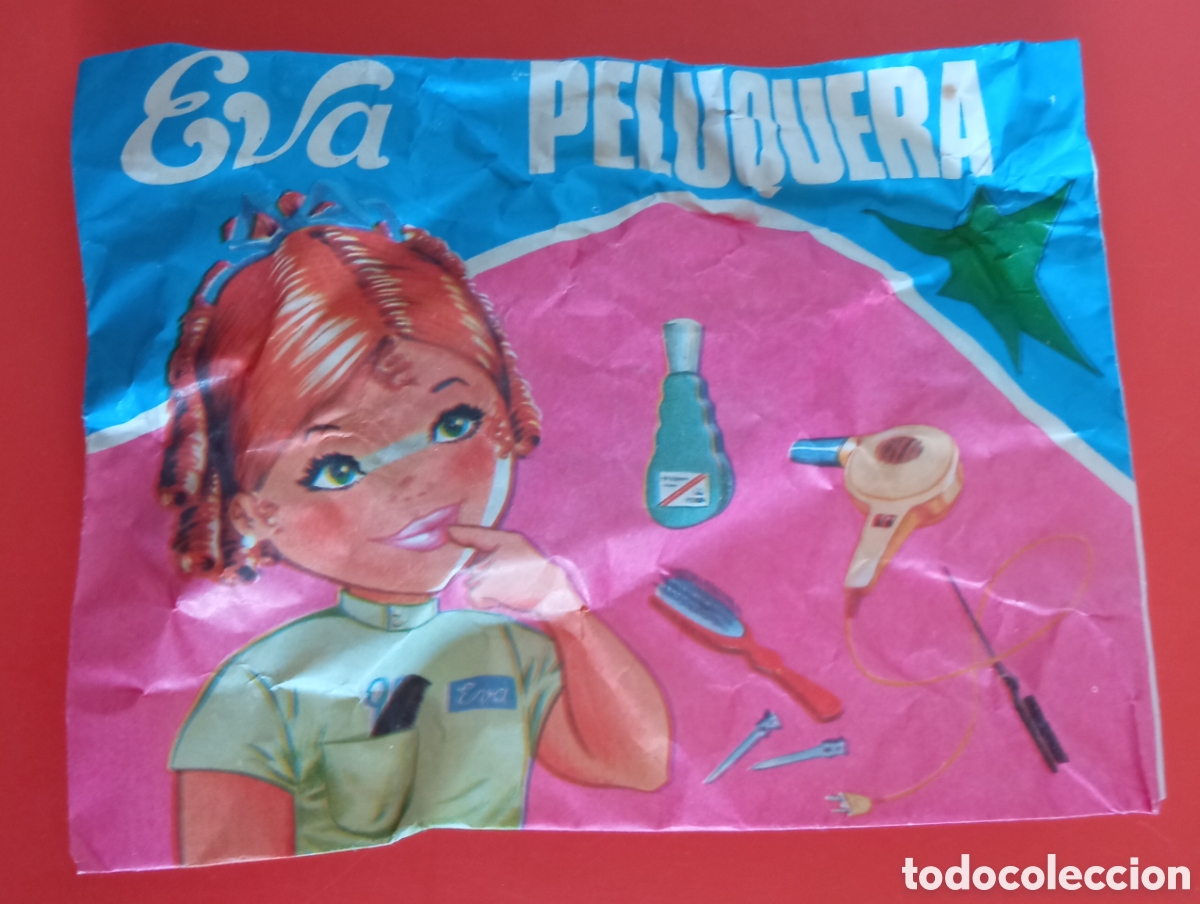 Figuras de Goma y PVC: SOBRE SORPRESA EVA PELUQUERA.NACIONAL 70'S.SIN ABRIR.