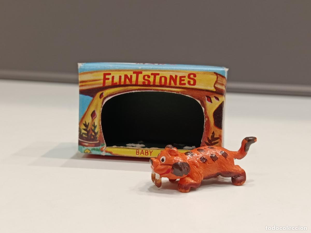 Rubber and PVC Figures: BABY PUSS MININO DIENTES - THE FLINSTONES LOS PICAPIEDRA - TV TINYKINS BY MARX 1961 -CAJA ORIGINAL