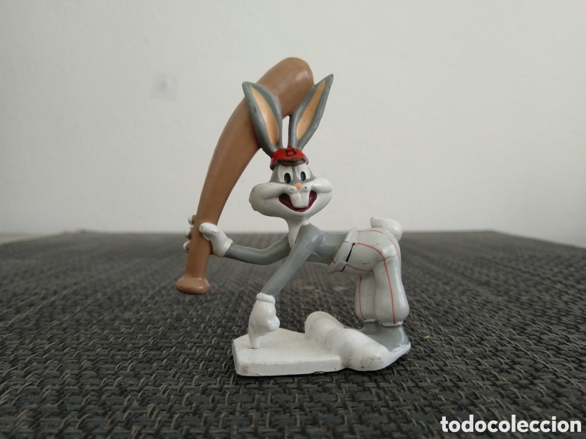 Figuras de Borracha e PVC: FIGURA PVC BUGS BUNNY APPLAUSE BEISBOL BATE BASBALL BATEADOR DIBUJOS ANIMADOS LOONEY TUNES TV-ELMER