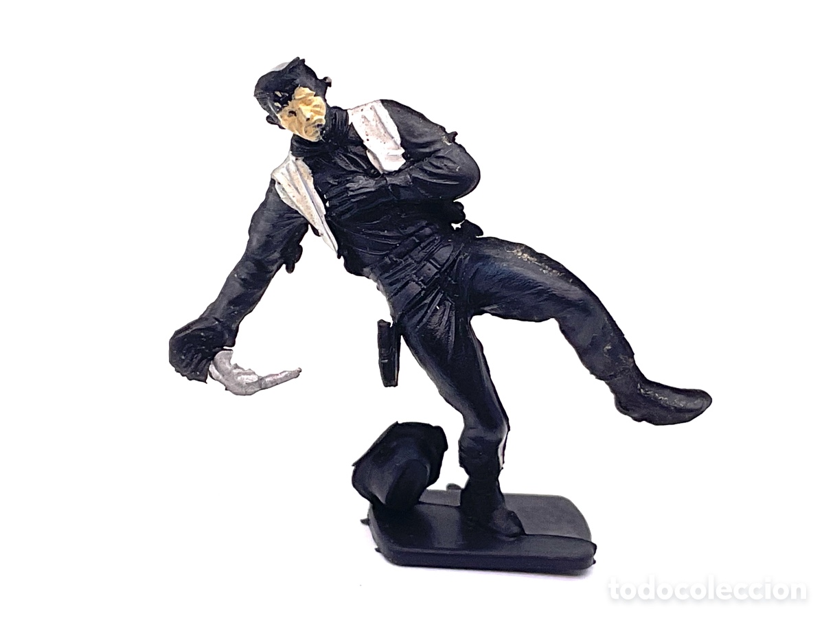 Figuras de Goma y PVC: Figura del Oeste en Pl&aacute;stico. Vaqueros de Louis Marx.