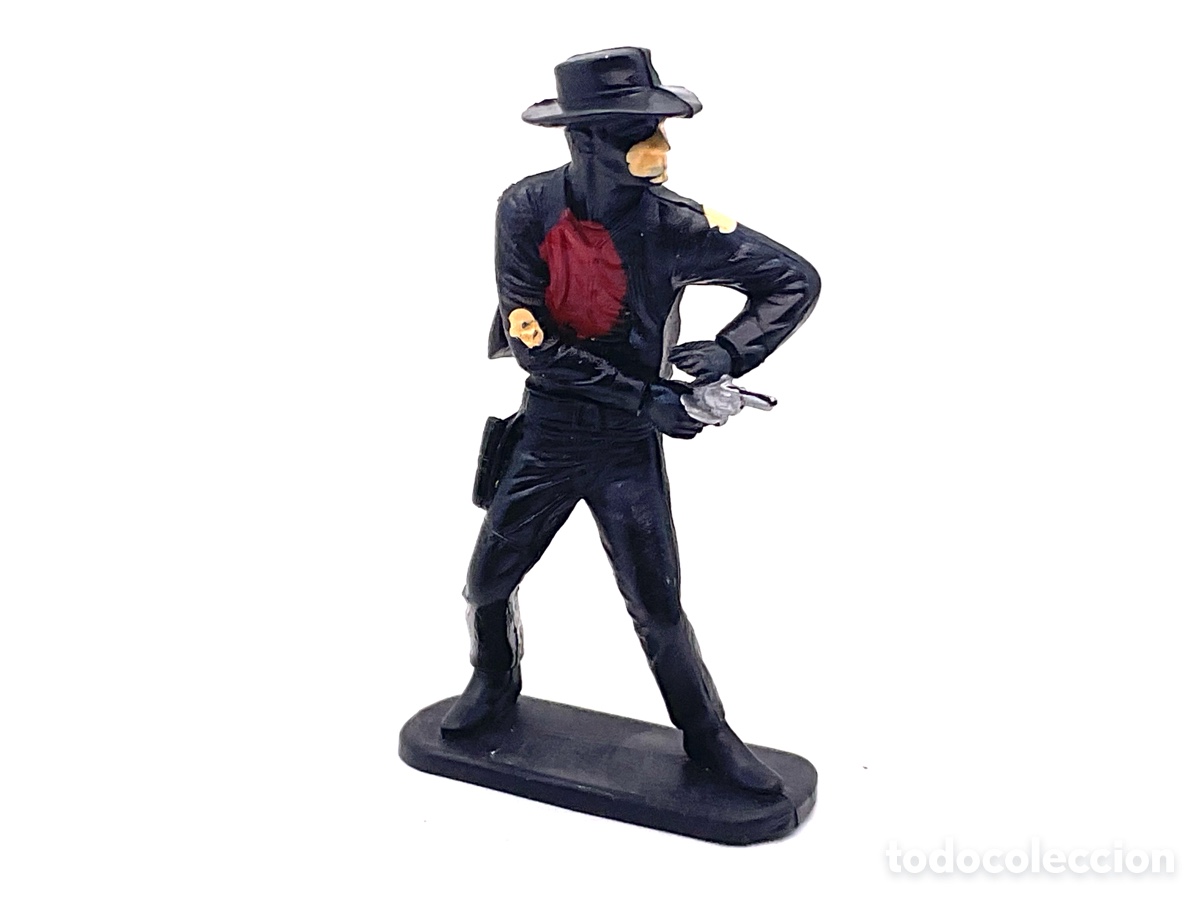 Figuras de Goma y PVC: Figura del Oeste en Pl&aacute;stico. Vaqueros de Louis Marx.