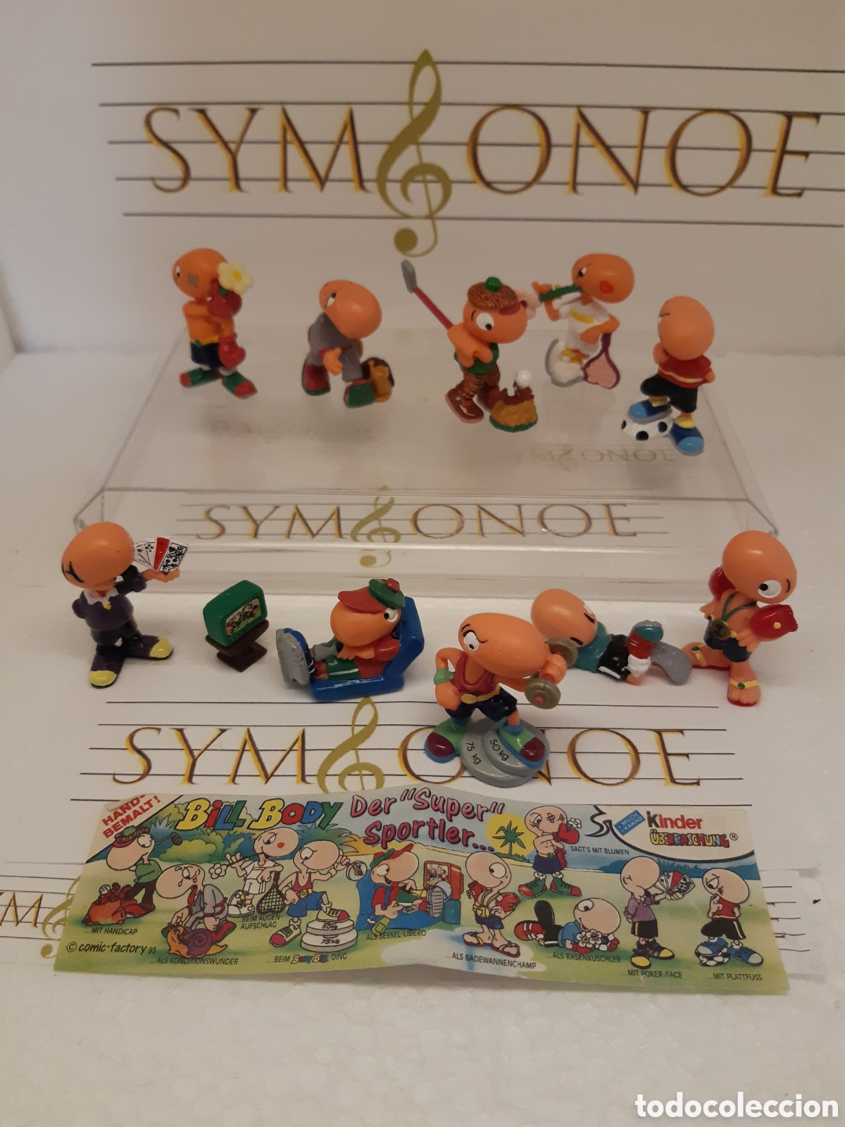 Figuras de Goma Kinder: Colecci&oacute;n completa Billy body deportes