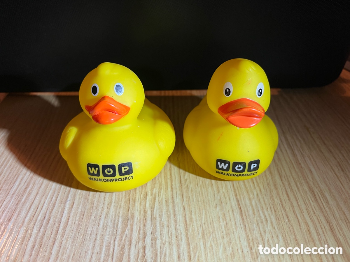 Figuras de Goma y PVC: 2x Patitos de ba&ntilde;o Walk On Project (WOP). JustDucks.co.uk. Juguetes de ba&ntilde;o / ba&ntilde;era