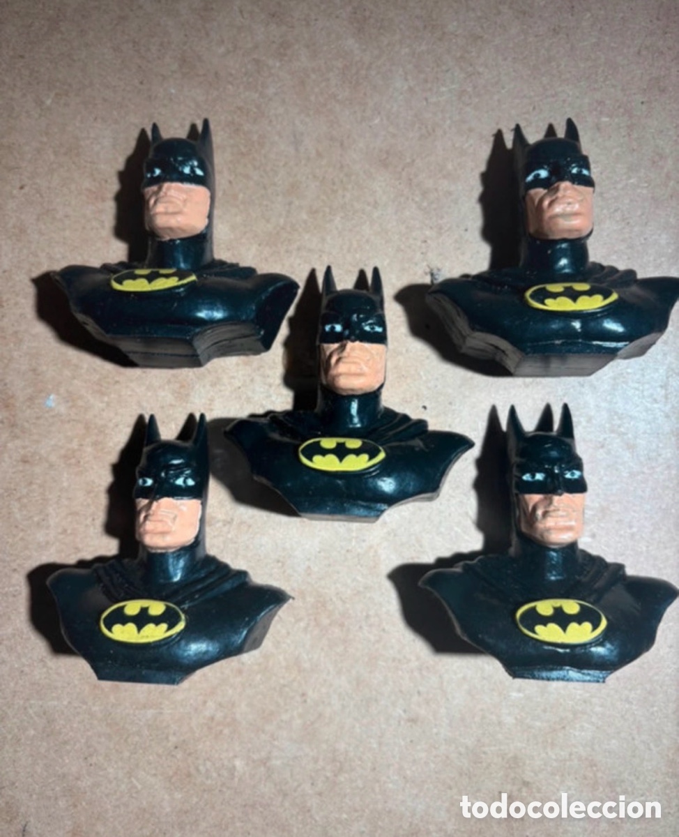 Figuras de Goma y PVC: Lote 5 batman Bully DC Comics
