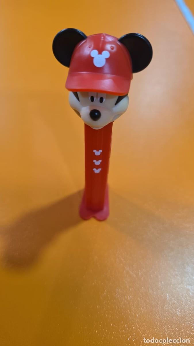 Figuras de Goma y PVC Dispensador PEZ: Dispensador PEZ Ready Steady Steady Go - Mickey