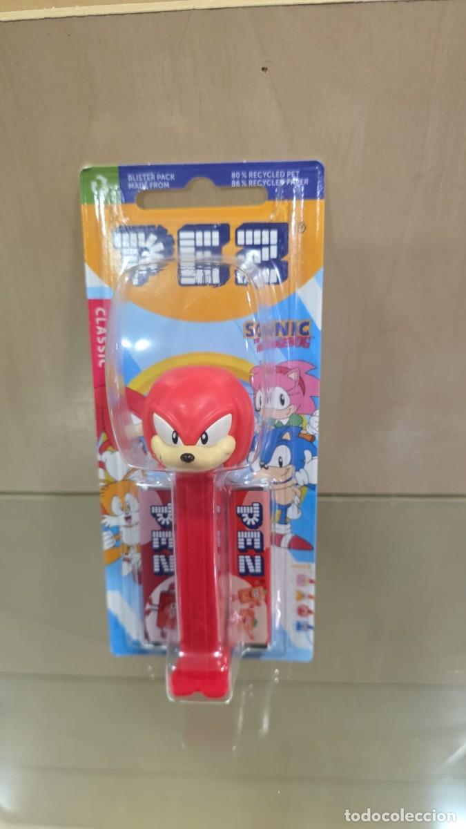 Figuras de Goma y PVC Dispensador PEZ: Dispensador Pez Sonic Knuckles the Echidna (9/27)