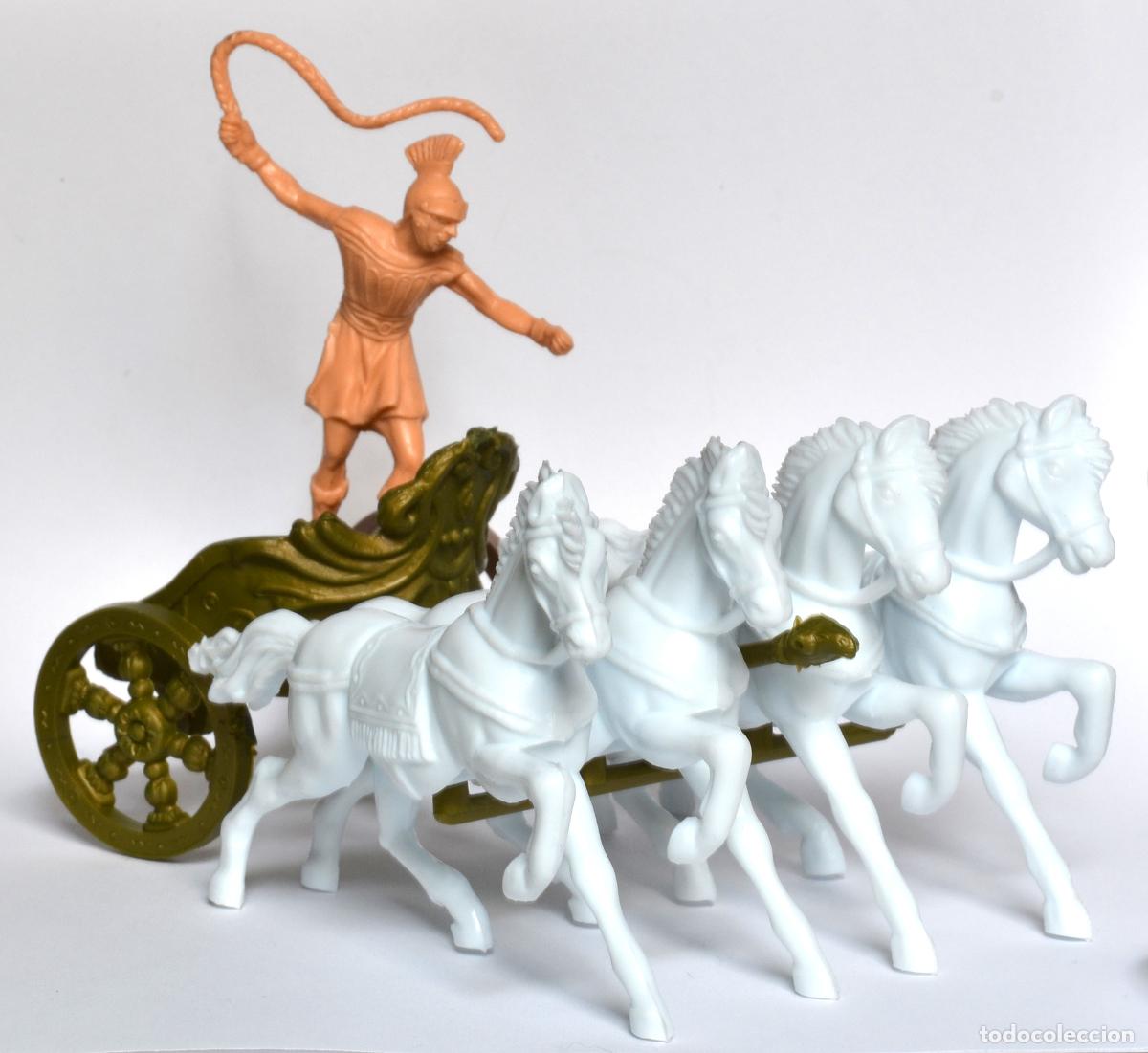 Figuras de Goma y PVC: Cuadriga de Mesala de Reamsa, recast, nueva, de pl&aacute;stico.