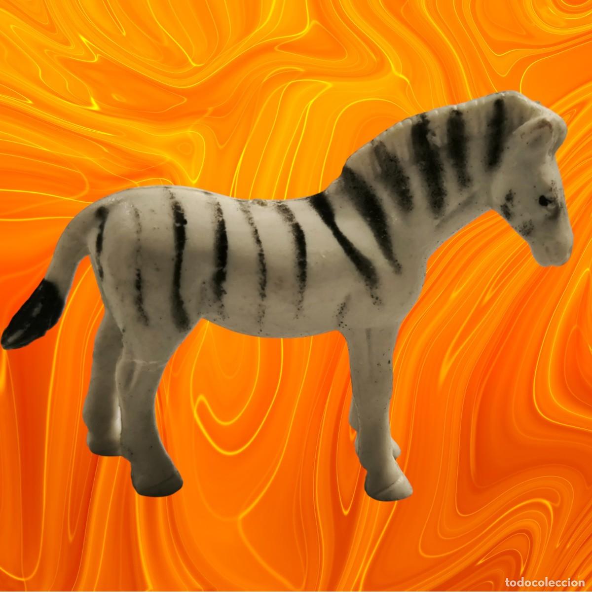 Figuras de Goma y PVC: Figura Cebra Juguete &ndash; Miniatura Animal Salvaje De Colecci&oacute;n