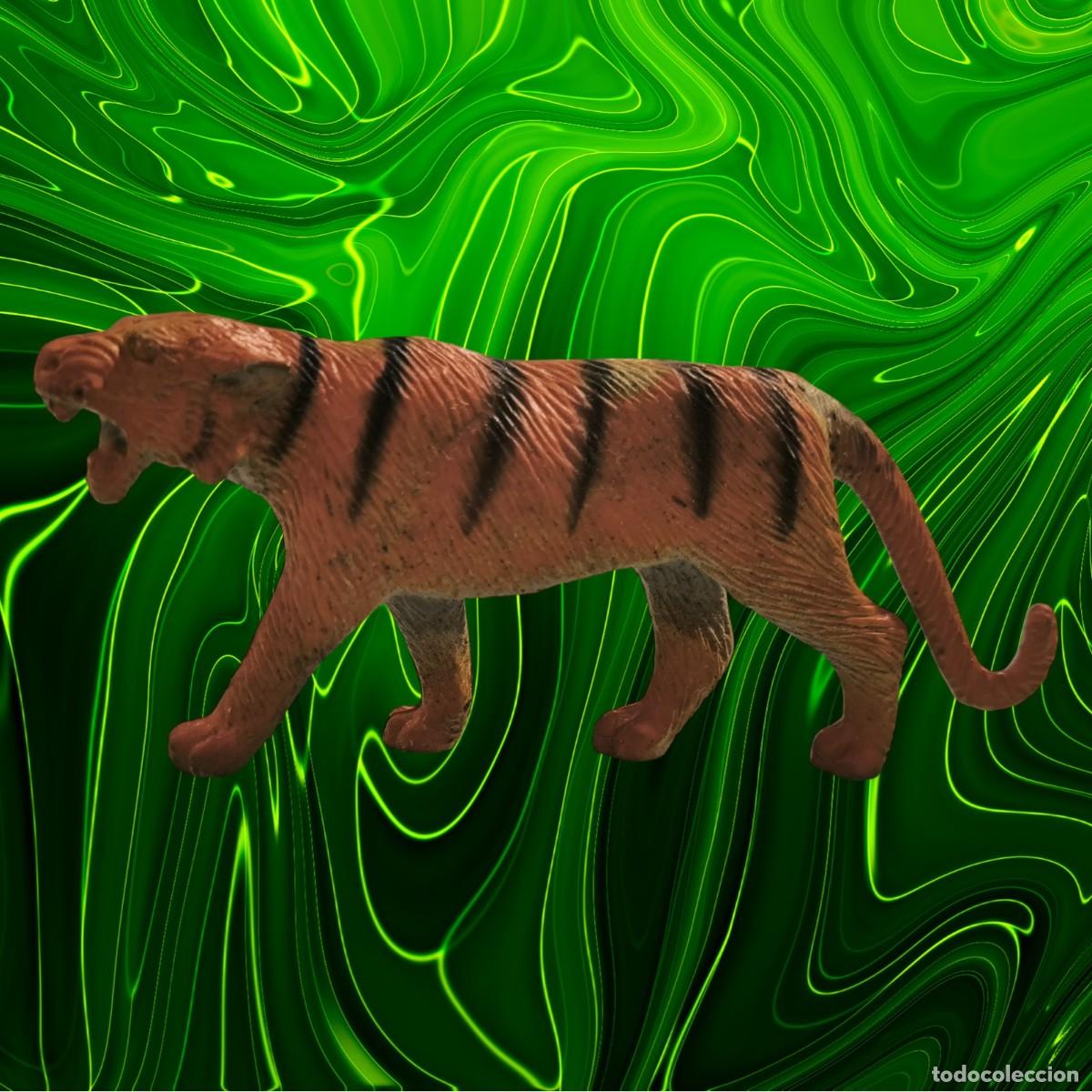 Figuras de Borracha e PVC: Tigre Salvaje, Figura de Juguete &ndash; Animal Realista De Colecci&oacute;n