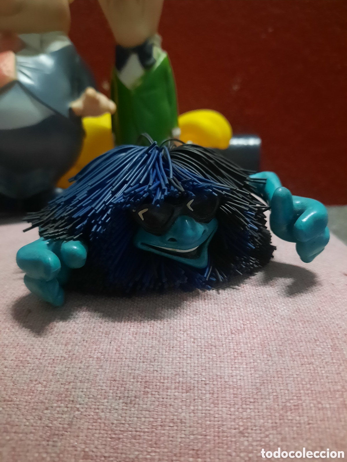 Figuras de Goma y PVC: Koosh Ball Monster A&ntilde;os 90