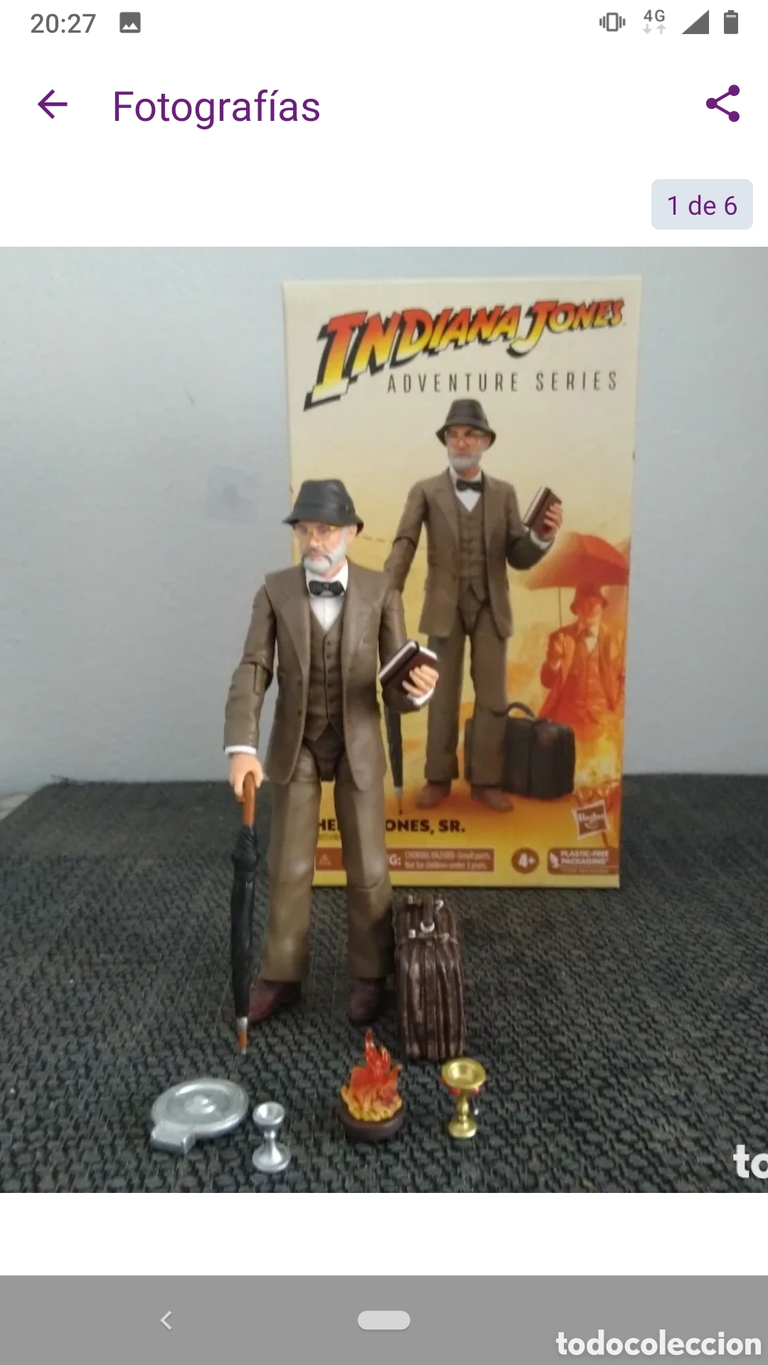 Figuras de Goma y PVC: DOS FIGURAS INDIANA JONES RESERVADAS