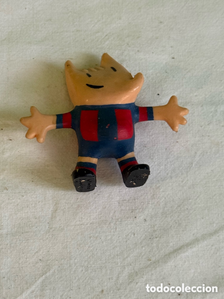 Figuras de Goma y PVC: MU&Ntilde;ECO COBI FC BARCELONA OLIMPIADAS BARCELONA 92 FIGURA PVC