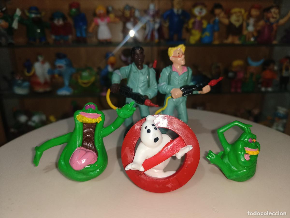 Figuras de Goma y PVC: Lote figuras de goma pvc original vintage a&ntilde;os 80 Ghostbusters Cazafantasmas Yolanda no comics Spain