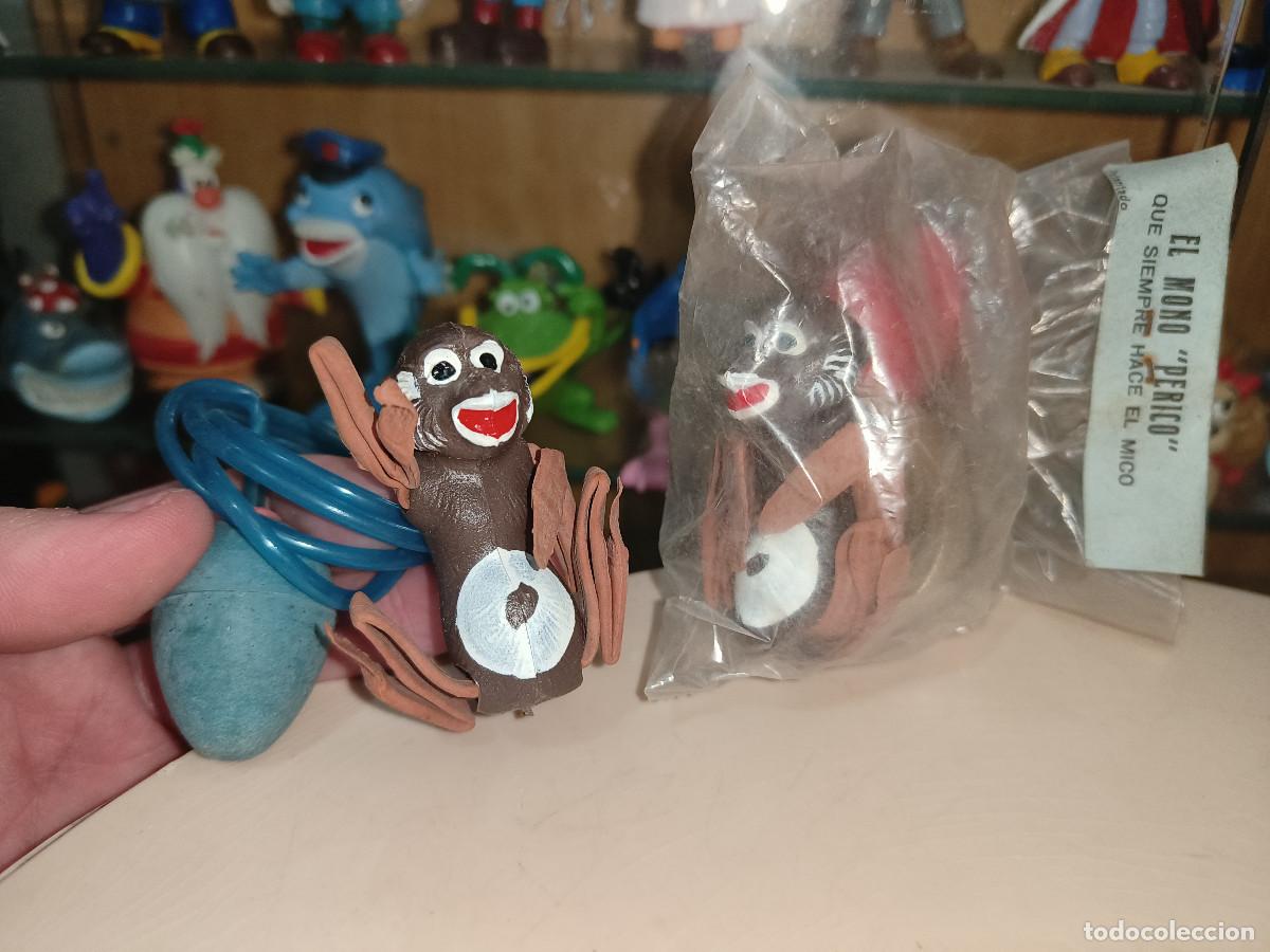 Figuras de Goma y PVC: Rareza ! Antiguo juguete clasico quiosco a&ntilde;os 70 80 El Mono perico . Nuevo sin uso