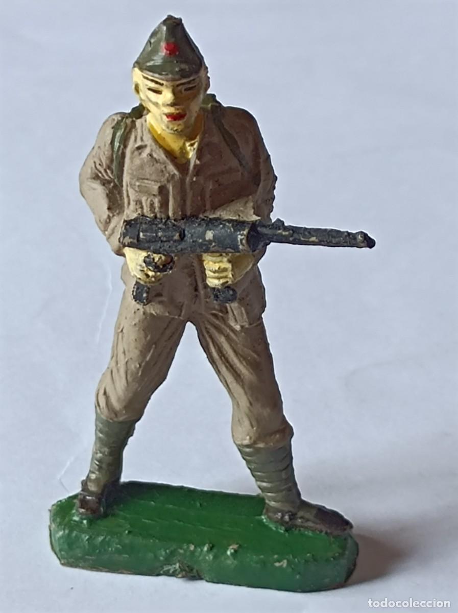 Figuras de Goma y PVC: SOLDADO JAPON&Eacute;S JECSAN EN GOMA - SERIE JAPONESES INFANTER&Iacute;A