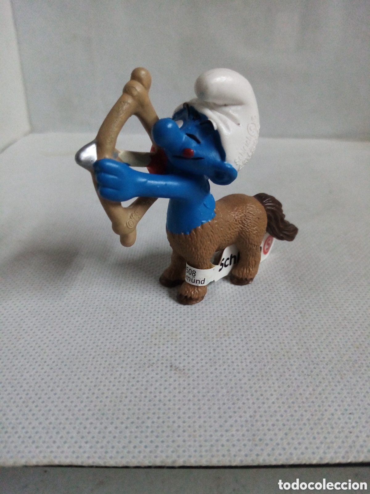 Figuras de Goma y PVC: Figura pvc pitufos hor&oacute;scopo