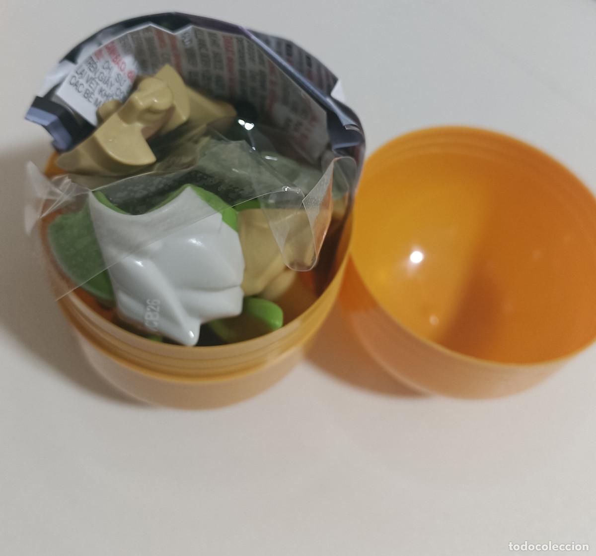 Figuras de Goma Kinder: yoda maxi wars star mu&ntilde;eco figura capsula bpz papel capsula completo huevo 2026 figurita guerra