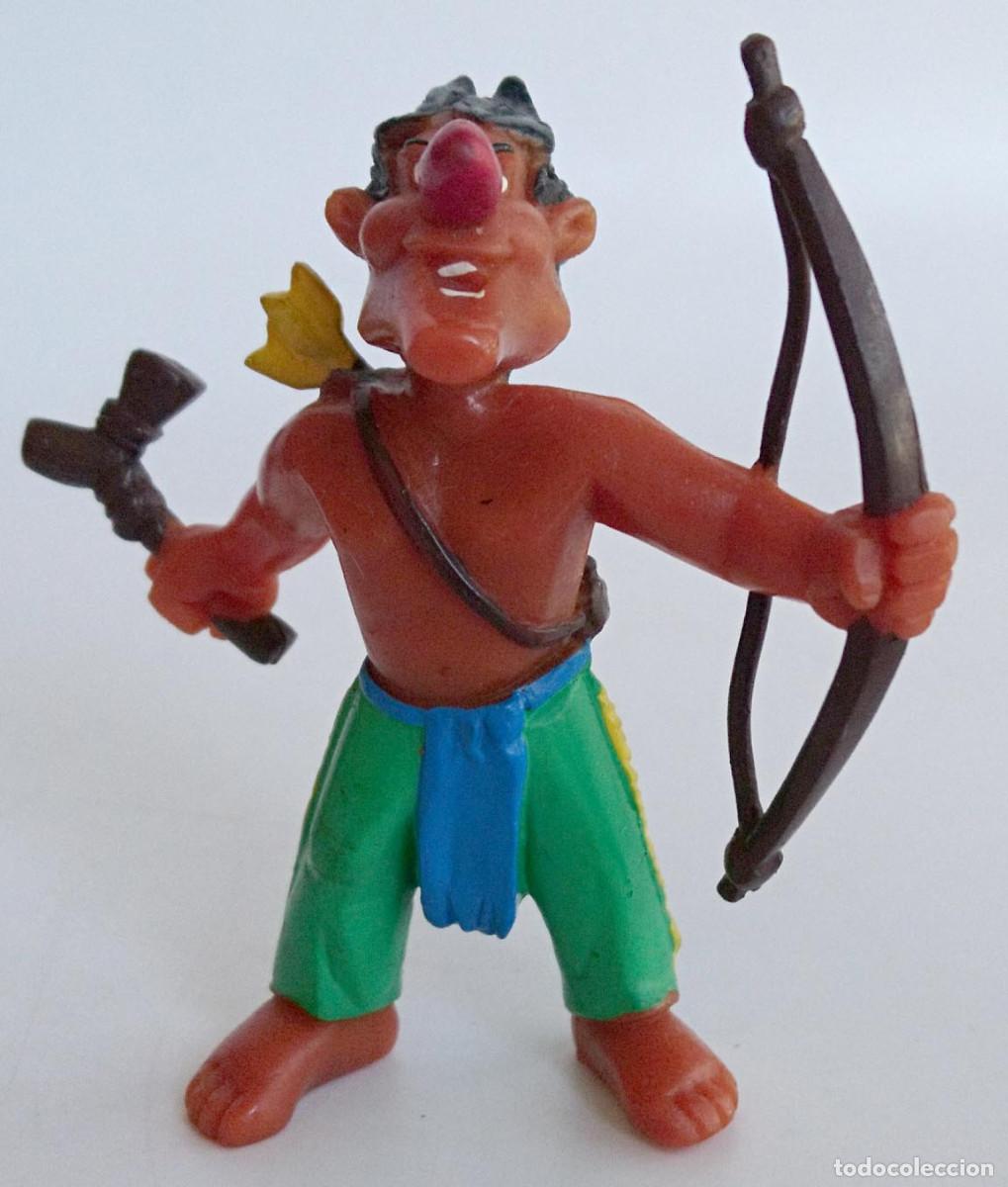 Figuras de Goma y PVC: FIGURA GOMA PVC DE INDIO NATIVO AMERICANO DE ERASE UNA VEZ LAS AMERICAS EL HOMBRE YOLANDA PROCIDIS