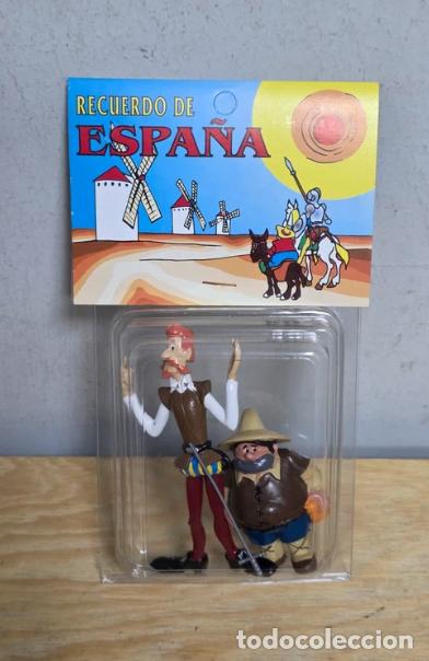Figuras de Goma y PVC: Figuras Don Quijote y Sancho Panza Eura Comics Spain dibujos animados PVC