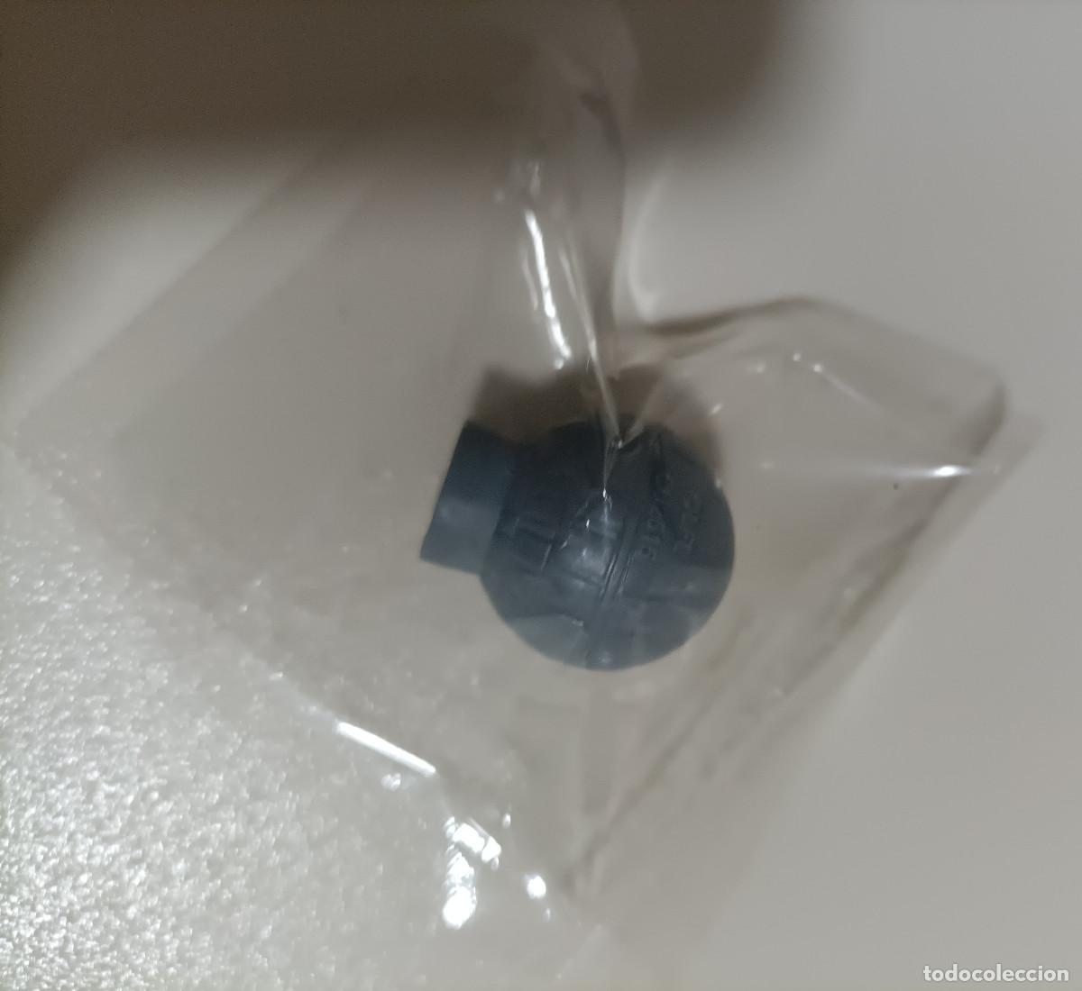 Figuras de Goma y PVC: topper precintado nave goma chupa chups cabeza star wars promocional estrella muerte death star