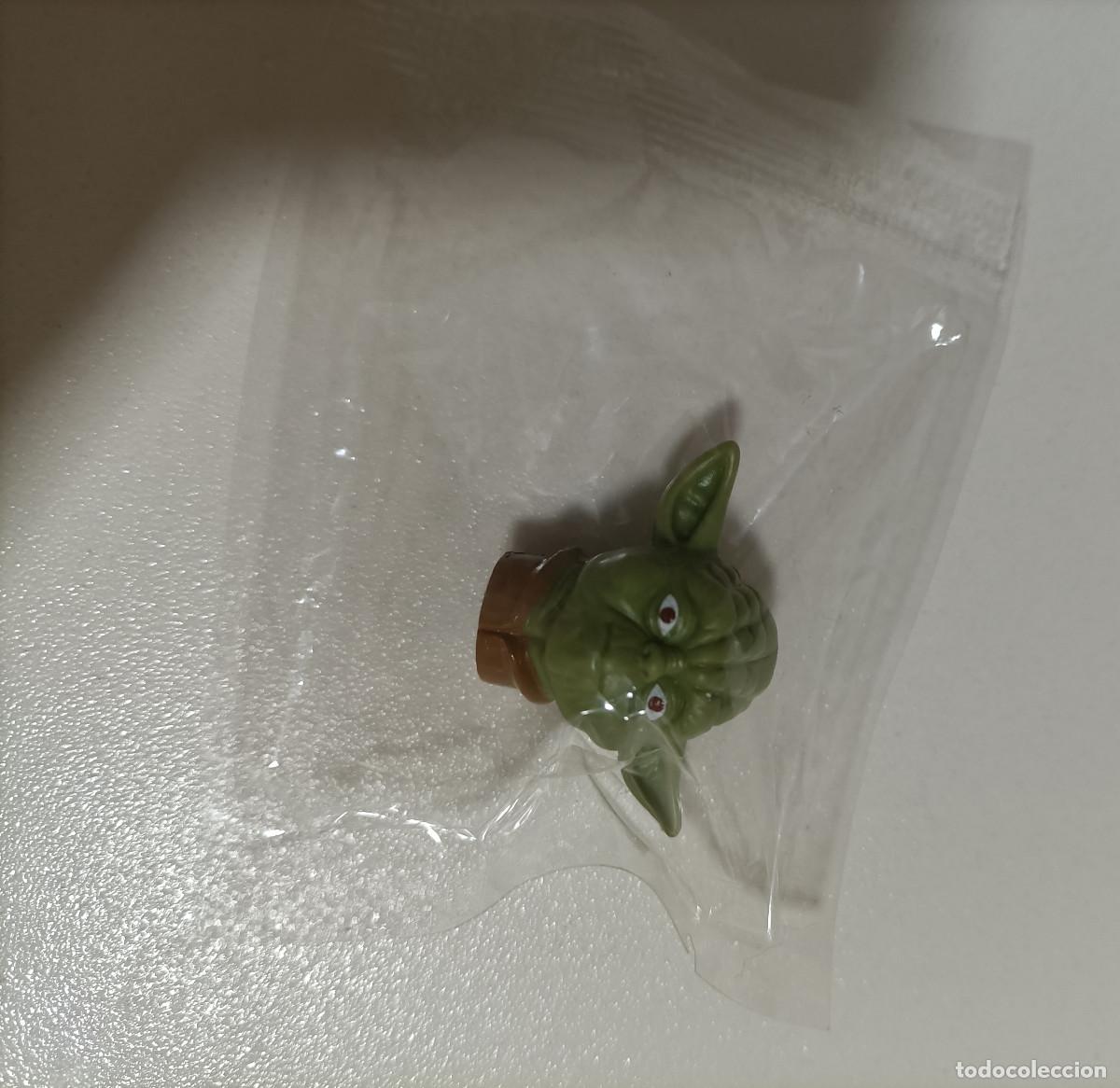 Figuras de Goma y PVC: topper precintado nave goma chupa chups cabeza star wars promocional yoda trilogia original