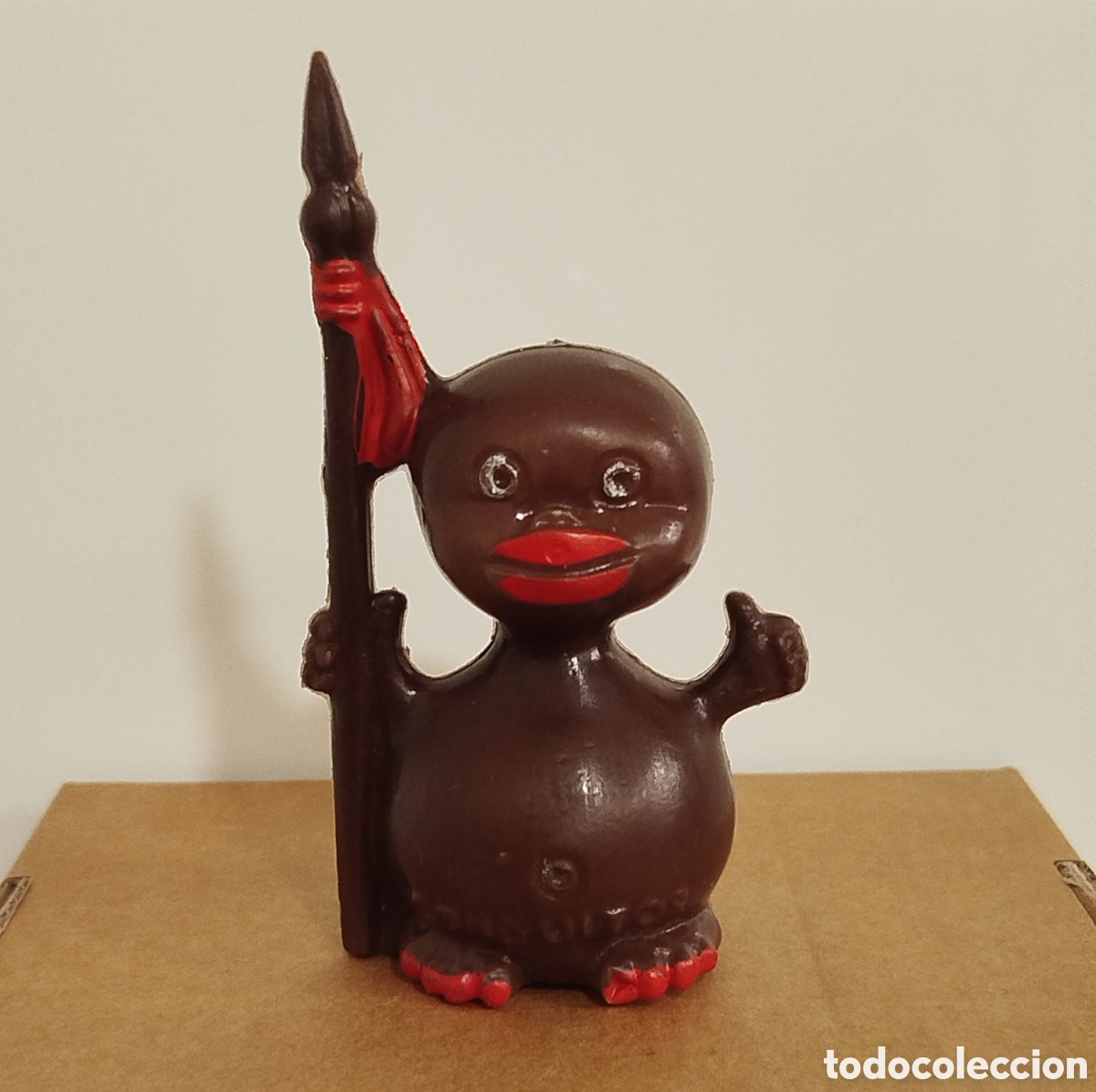 Figuras de Goma y PVC: EXCELENTE ESTADO! ANTIGUA FIGURA PUBLICITARIA + SILBATO PITO CONGUITOS PLASTICO GOMA PVC MADE SPAIN