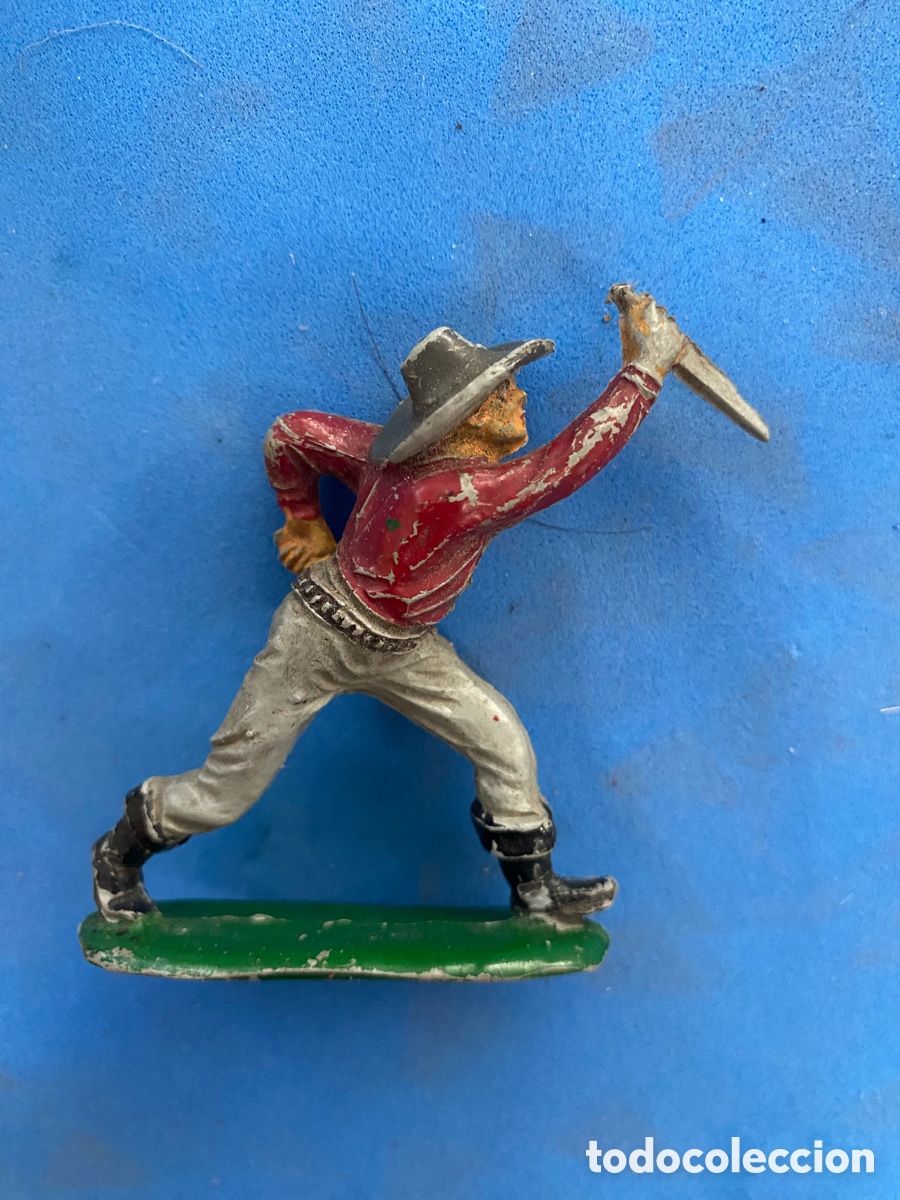 Figuras de Goma y PVC: Vaquero cowboy Pech Hnos goma