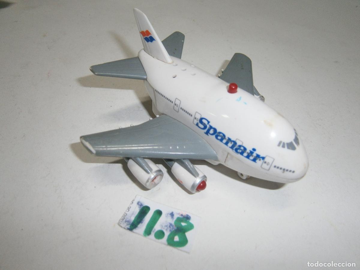 Figuras de Goma y PVC: PEQUE&Ntilde;A MAQUETA JUGUETE AVION SPANAIR