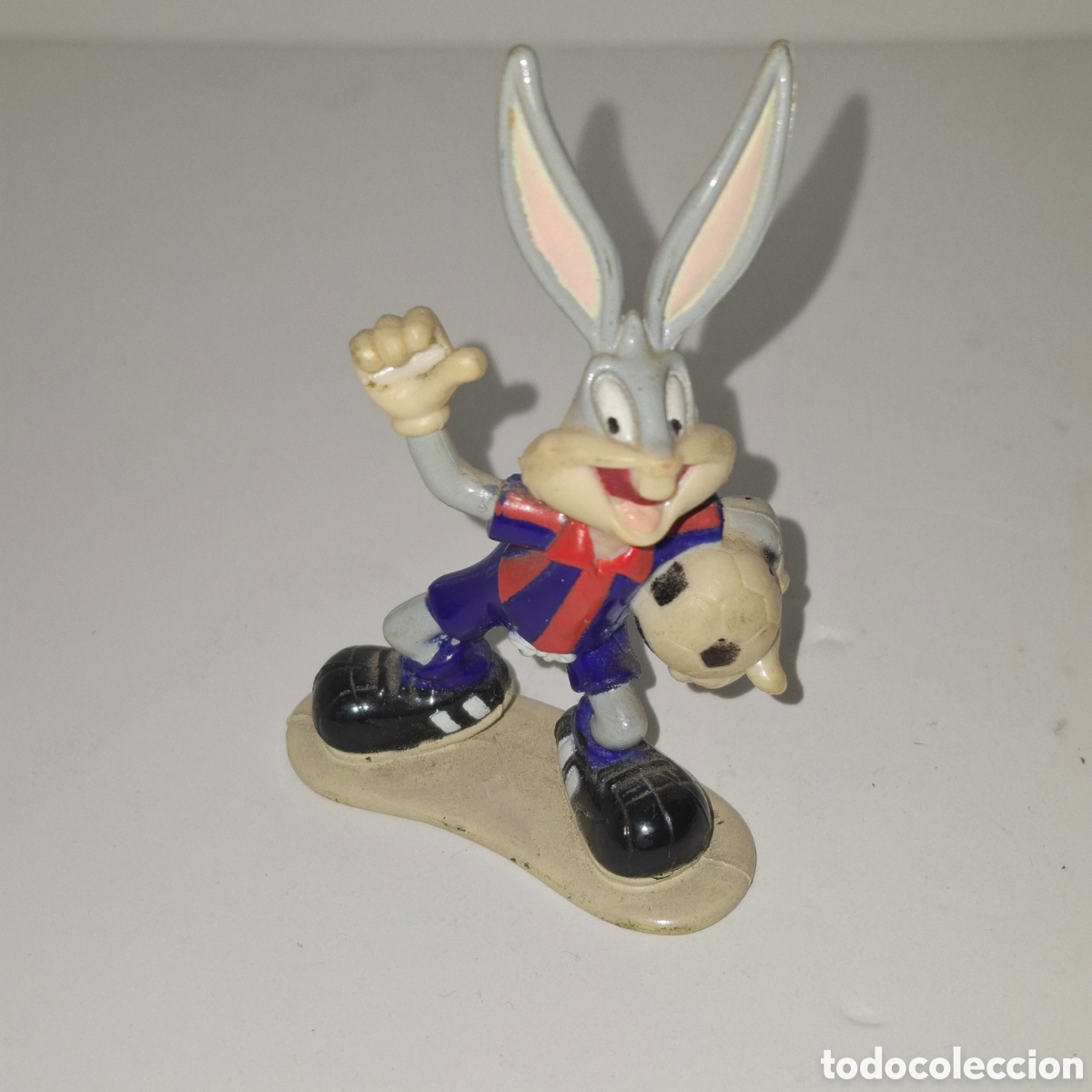Figuras de Goma y PVC: STAR TOYS FIGURA DE PVC LOONEY TUNES A&Ntilde;OS 90 STAR TOYS BUGS BUNNY FUTBOL CLUB BARCELONA