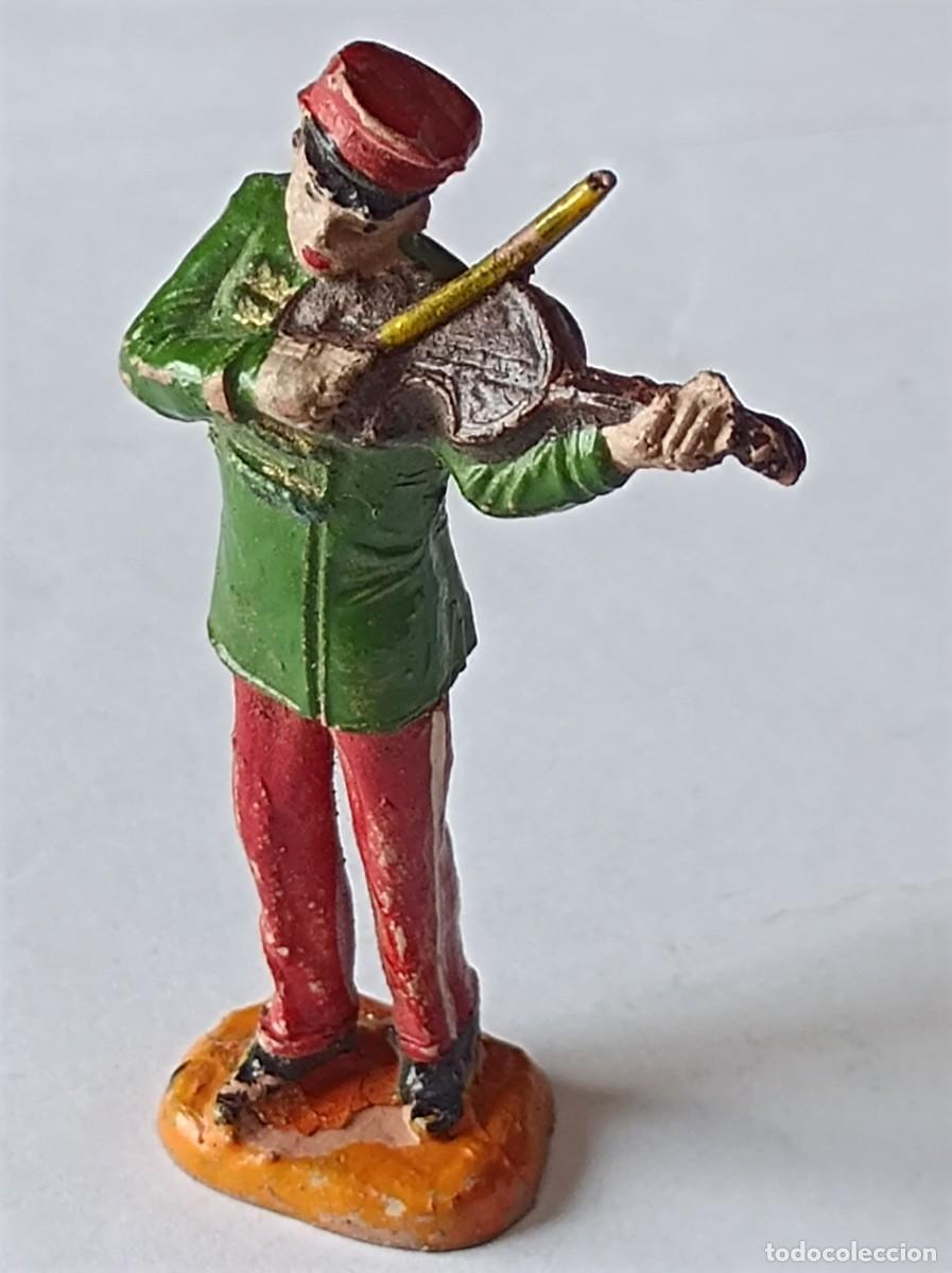 Figuras de Goma y PVC: FIGURA DE GOMA BANDA DE M&Uacute;SICO CIRCO JECSAN VIOL&Iacute;N