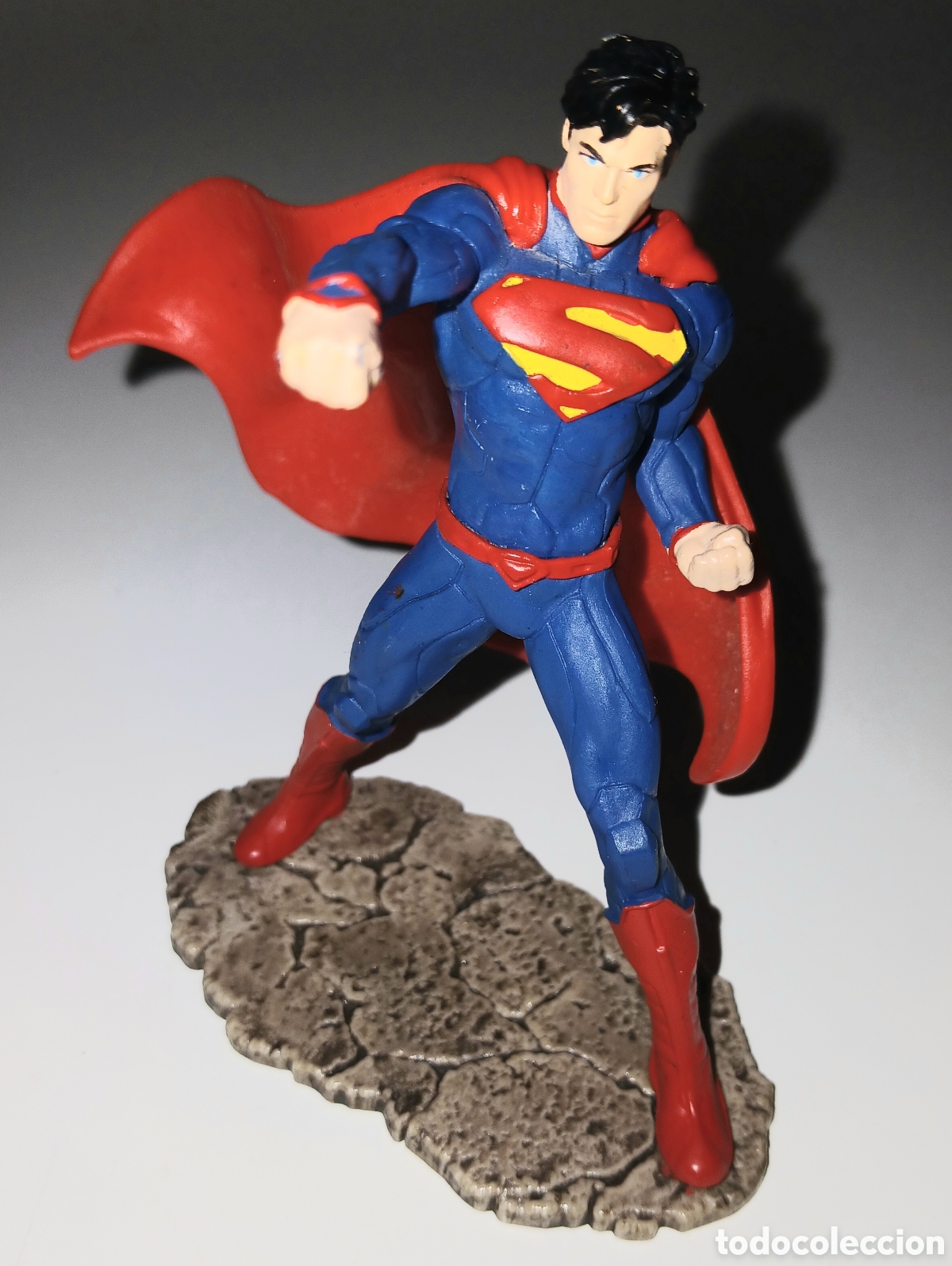 Figuras de Goma y PVC: Figura coleccionable PVC Schleich 22505 Superman de la serie de la Liga de la Justicia.