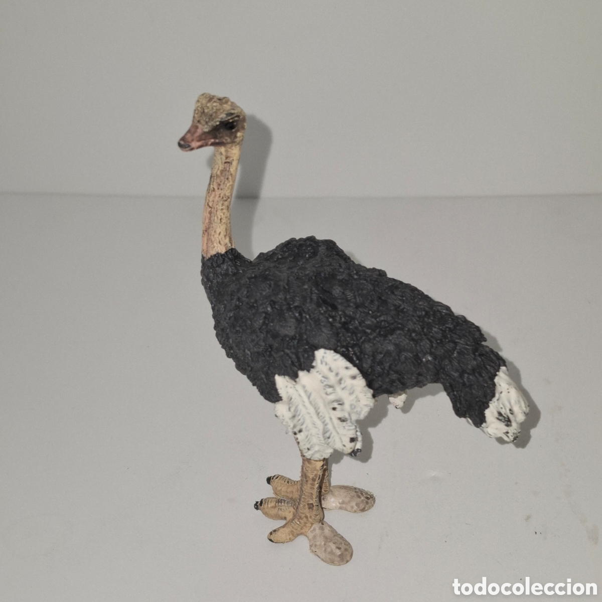 Figuras de Goma y PVC: AVESTRUZ FIGURA DE PVC MADE IN GERMANY SCHLEICH SERIE ANIMALES SALVAJES ZOO SAFARI AFRICA SALVAJE