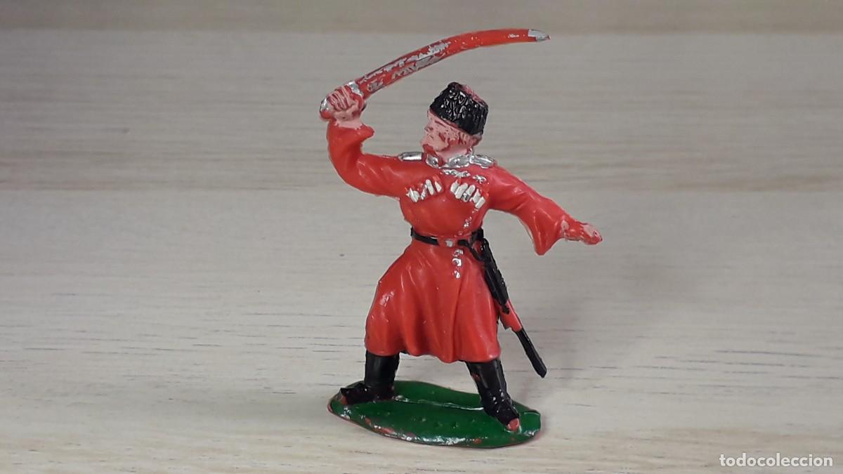 Figuras de Goma y PVC: Cosaco, fabricado en pl&aacute;stico, Lafredo Spain, original a&ntilde;os 60.