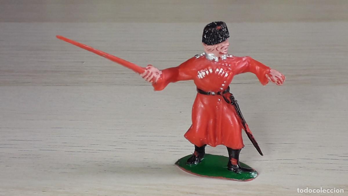 Figuras de Goma y PVC: Cosaco, fabricado en pl&aacute;stico, Lafredo Spain, original a&ntilde;os 60.
