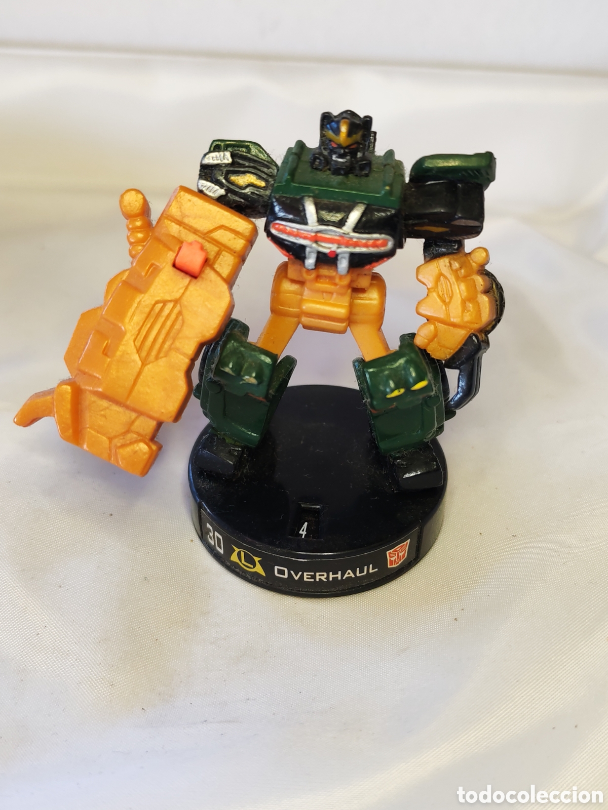 Figuras de Goma y PVC: Transformer Overhaul. Juego de mesa Attacktix. Hasbro. 2006