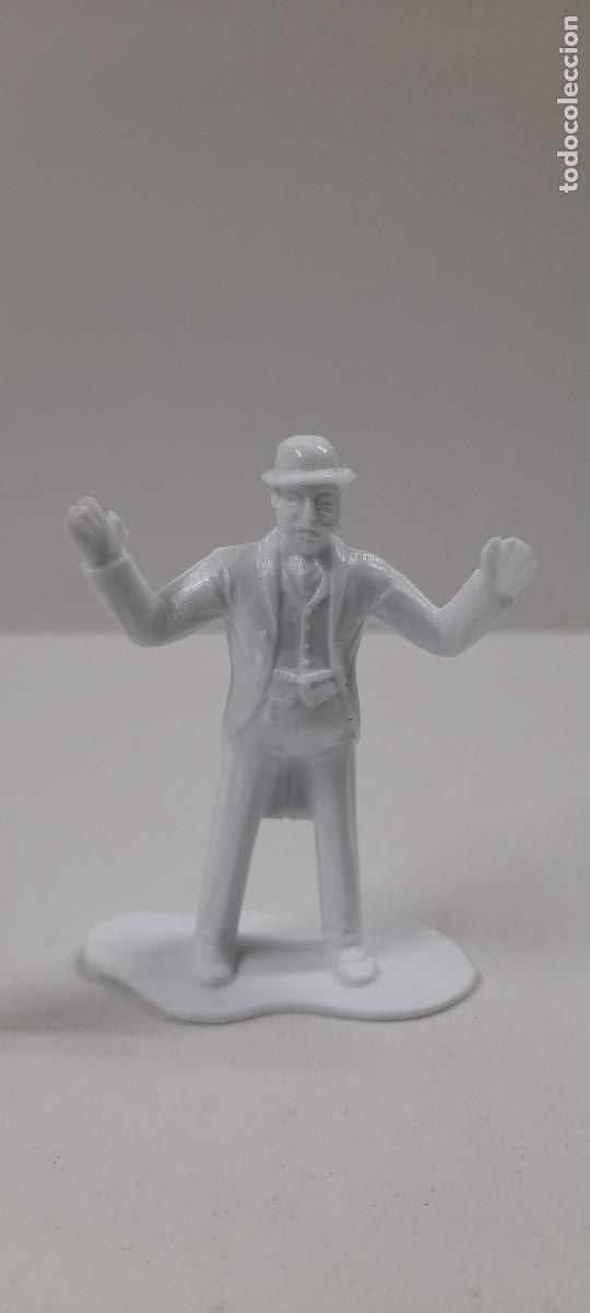 Figuras de Goma y PVC: FIGURA ASALTO A LA DILIGENCIA . GOMARSA - MOLDE REAMSA EN PLASTICO MONOCOLOR . ORIGINAL A&Ntilde;OS 70