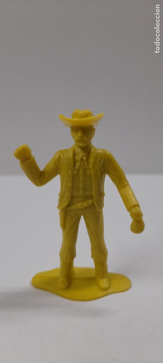 Figuras de Goma y PVC: FIGURA ASALTO A LA DILIGENCIA . GOMARSA - MOLDE REAMSA EN PLASTICO MONOCOLOR . ORIGINAL A&Ntilde;OS 70