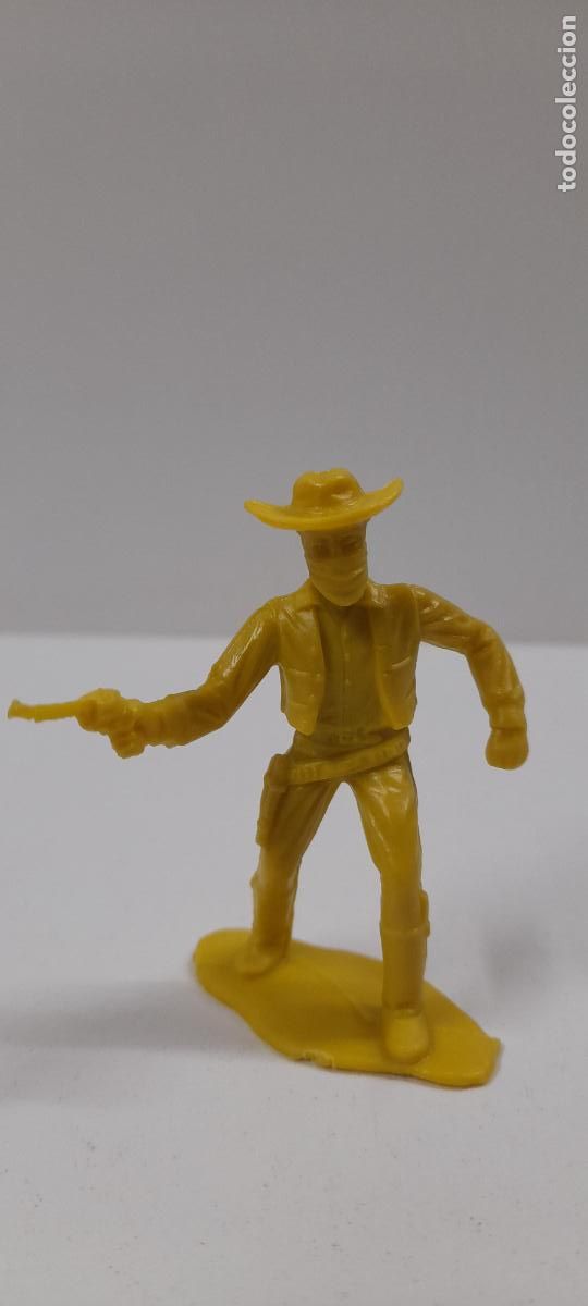 Figuras de Goma y PVC: FIGURA ASALTO A LA DILIGENCIA . GOMARSA - MOLDE REAMSA EN PLASTICO MONOCOLOR . ORIGINAL A&Ntilde;OS 70