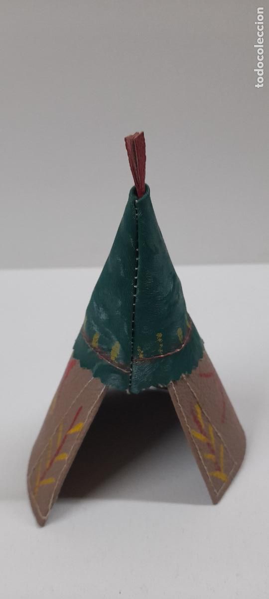 Figuras de Goma y PVC: TIENDA O TIPI INDIO . REALIZADO POR PECH . ORIGINAL A&Ntilde;OS 50