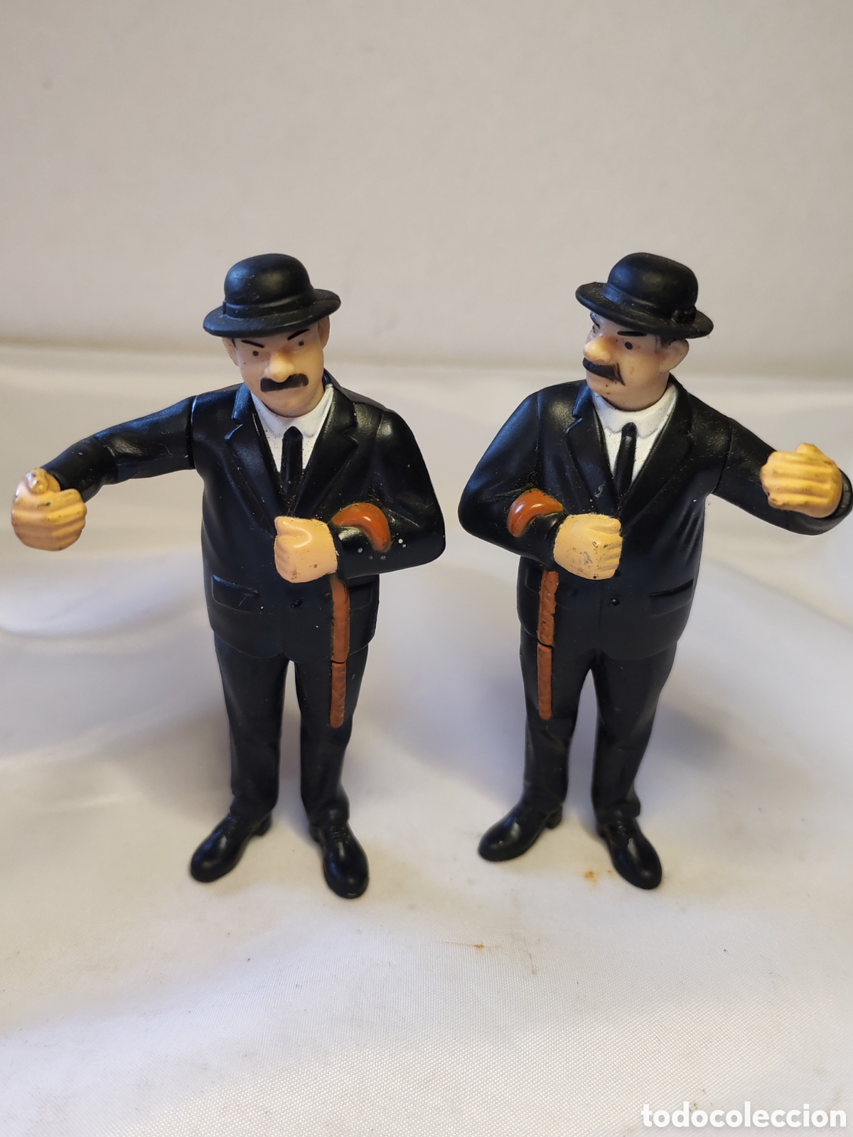 Figuras de Goma y PVC: Detectives Hernandez y Fernandez. &rdquo;Las aventuras de Tintin&rdquo;. Herg&eacute;.
