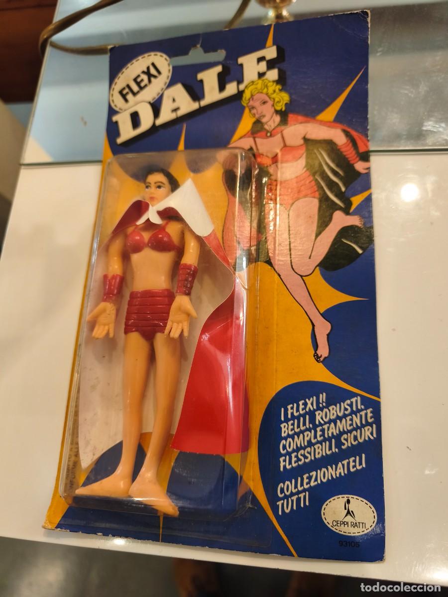 Figuras de Goma y PVC: Figura DALE ARDEN &rdquo;Flexi Dale&rdquo;. Flash Gordon. A&ntilde;os 80's - Marca Ceppi Ratti