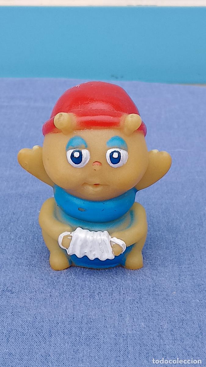 Figuras de Goma y PVC: Antiguo mu&ntilde;eco de goma colecci&oacute;n amigos de Gusyluz Grillo Glo Worm Friends Glo Cricket