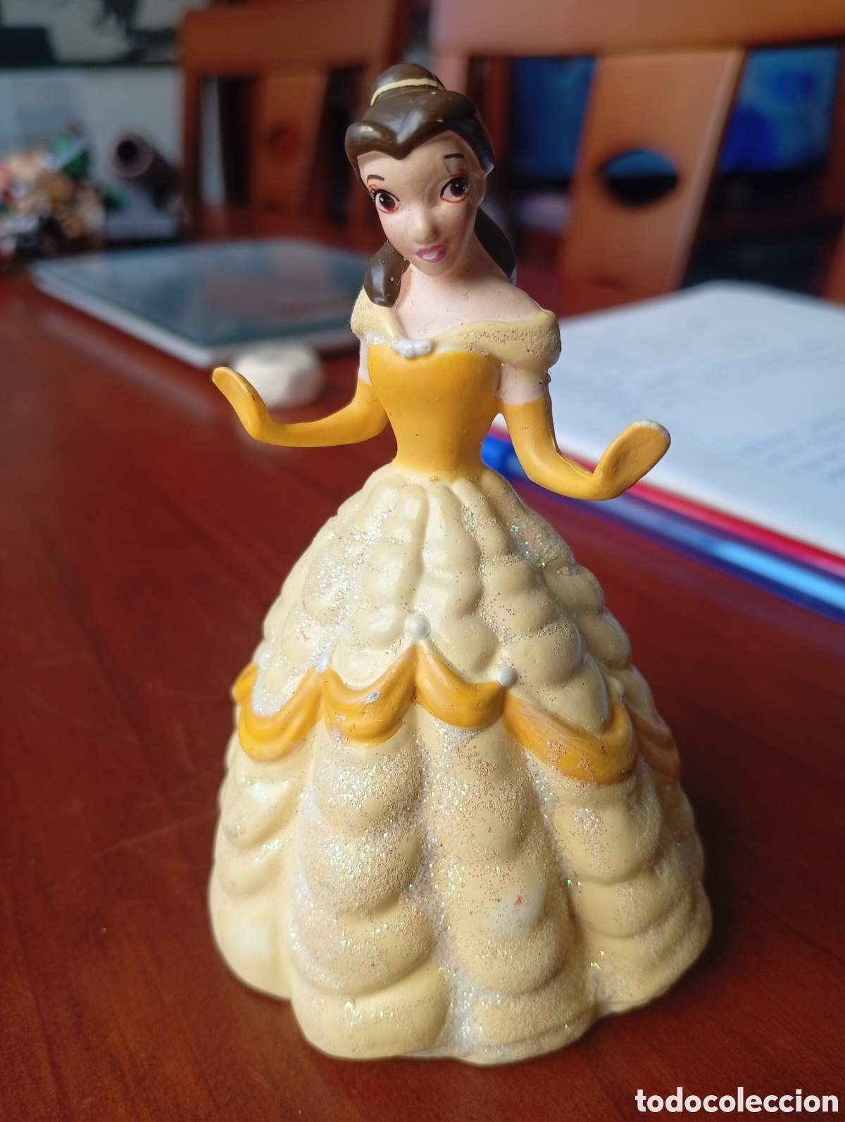 Figuras de Goma y PVC: MU&Ntilde;ECA FIGURA PVC BELLA LA BELLA Y LA BESTIA DISNEY EXCLUSIVA DISNEY STORE