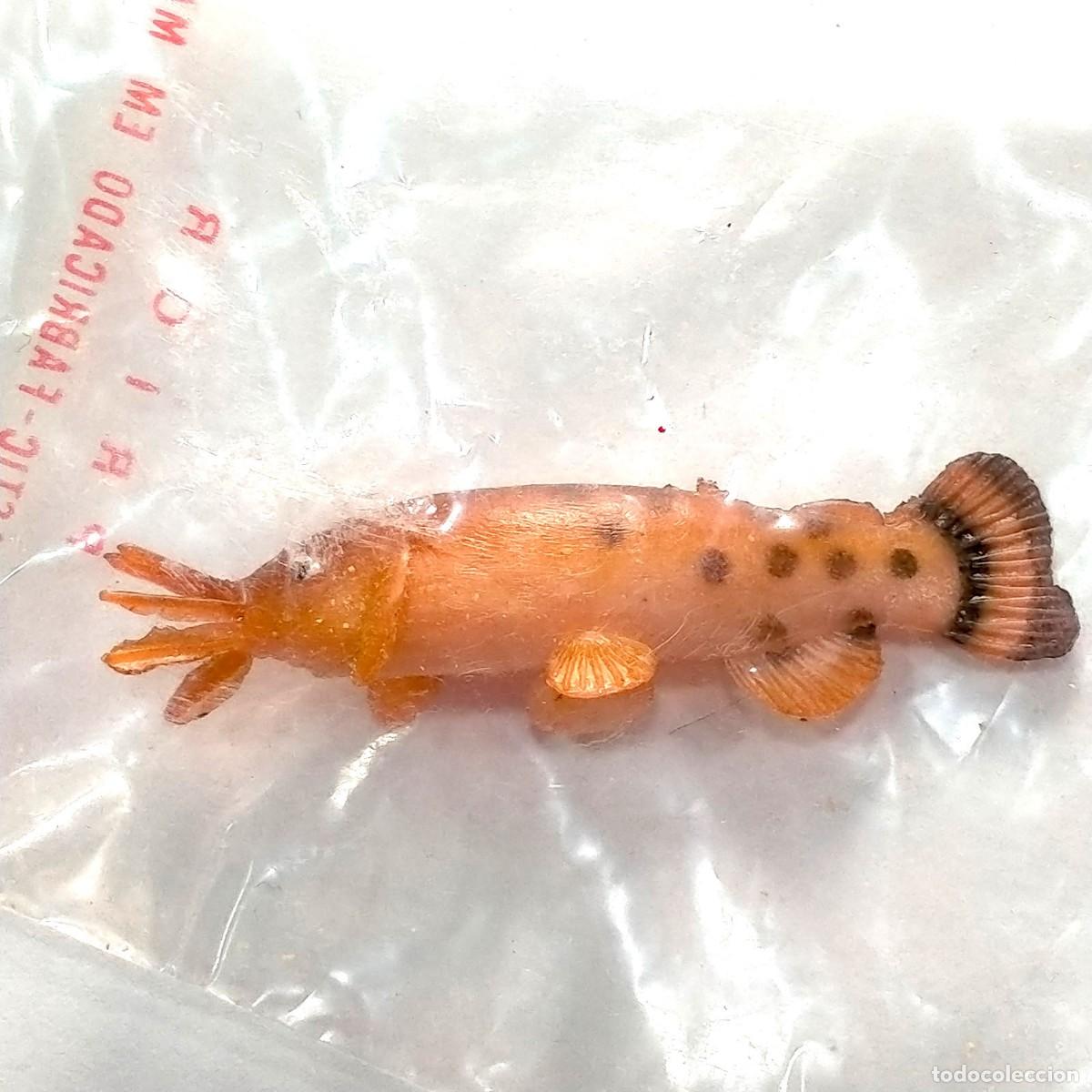 Figuras de Goma y PVC: Pez mini figura Prior / Injecta Plastics vintage a&ntilde;os 60 NUEVO A